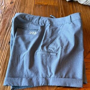 Huk Women's Slate Blue Athletic Shorts